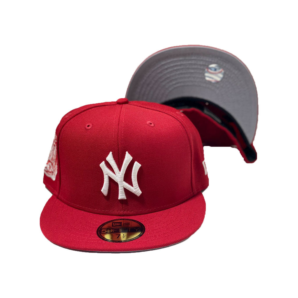 New York Yankees Subway Series Fitted Hat 60291338 Scarlet Red / 7 3/4