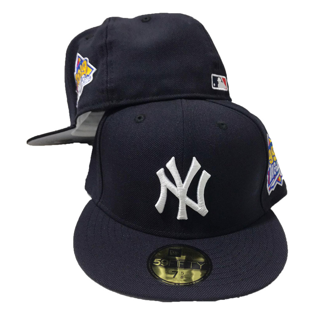 Black New York Yankees 1999 world series New Era Fitted Hat – Sports World  165