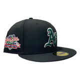 OAKLAND ATHLETICS 1989 BATTLE OF THE BAY WORLD SERIES BLACK NEW ERA FITTED