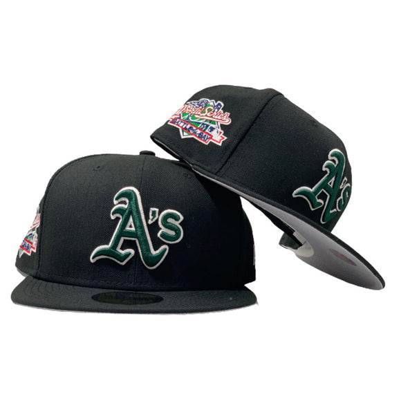OAKLAND ATHLETICS 1989 BATTLE OF THE BAY WORLD SERIES BLACK NEW ERA FITTED