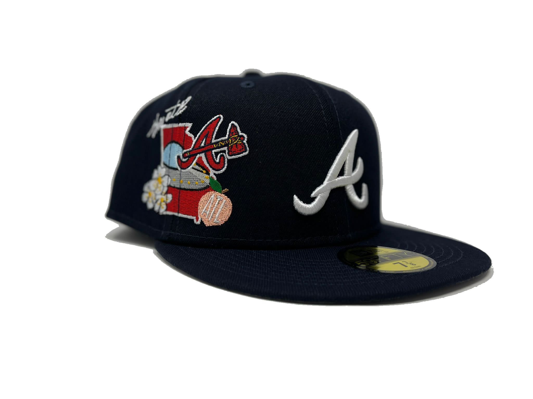 Navy Blue Atlanta Braves City Series New Era Fitted Hat - Sports