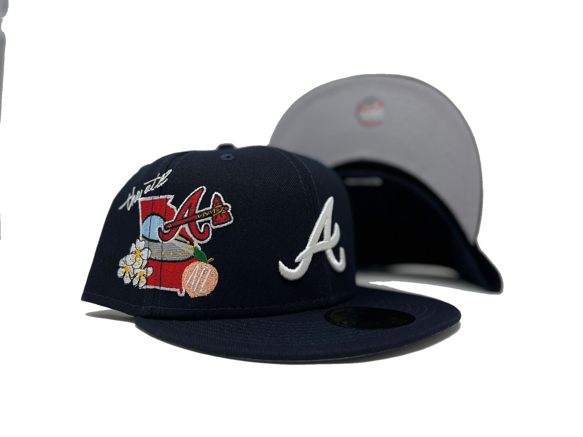 New Era Hat - Atlanta Braves - 2021 World Series 7 3/4 / Navy Blue