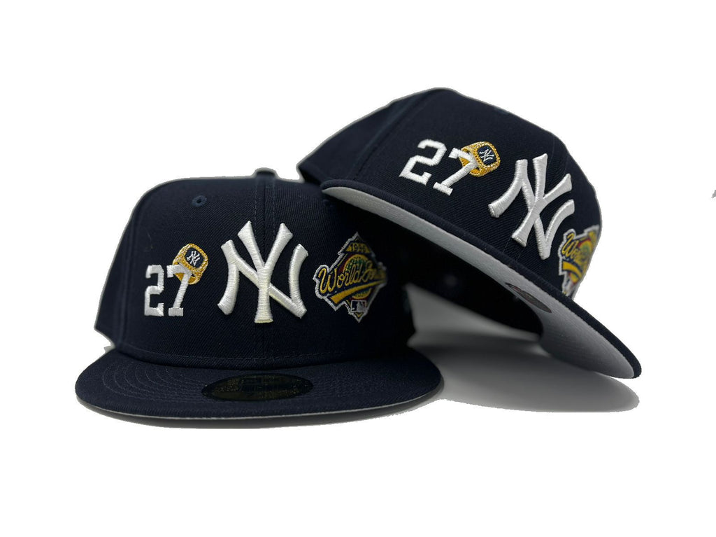 Navy Blue New York Yankees 27X Championship Ring New Era Fitted