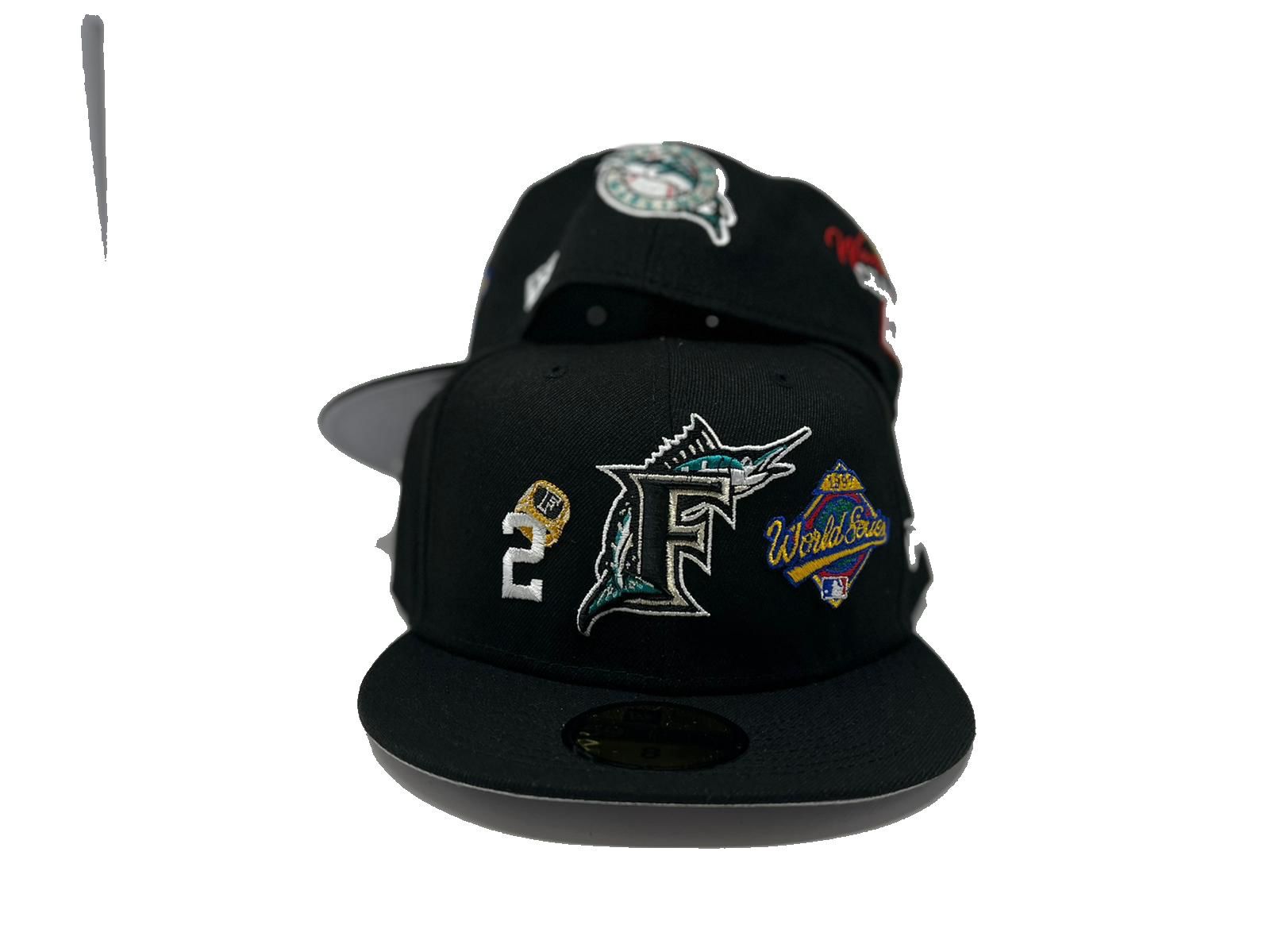 Florida Marlins 2x World Series Champions New Era 59 Fifty Hat