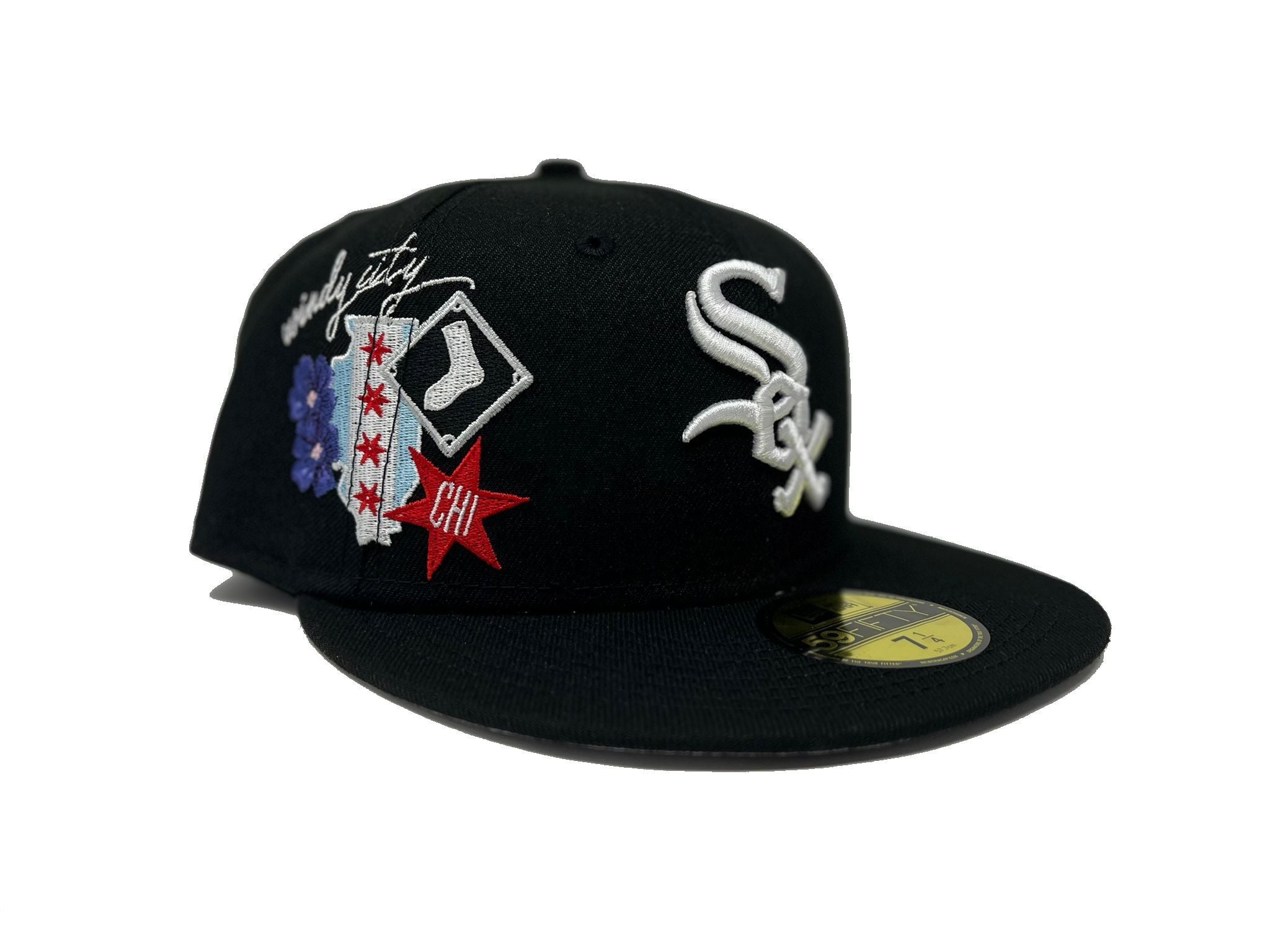 Black Chicago White Sox City Series New Era Fitted Hat - Sports