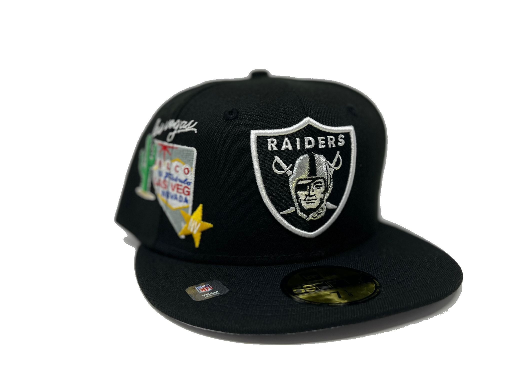 New Era Las Vegas Raiders World Champs 59/50 Fitted Hat (60180963) Black / 7 1/8