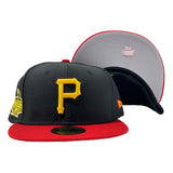 PITTSBURGH PIRATES 1971 WORLD SERIES BLACK RED 59FIFTY NEW ERA FITTED