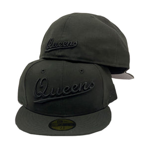 Queens All Black  New Era Fitted