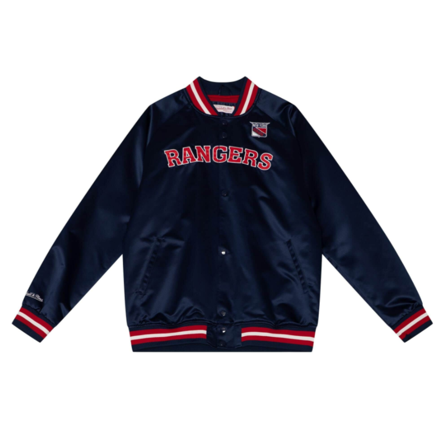 NEW YORK RANGERS MITCHELL & NESS SATIN JACKET