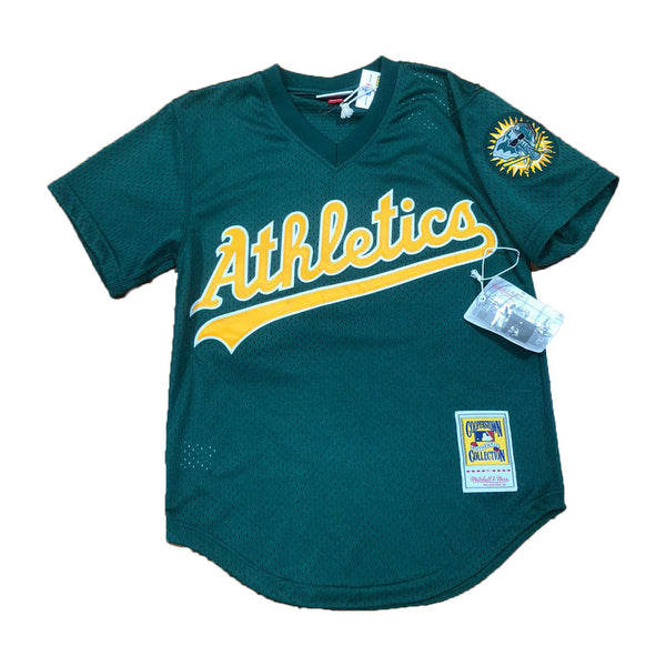 Mitchell & Ness MLB OAKLAND ATHLETICS 1998 RICKEY HENDERSON BP JERSEY