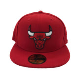 Red Chicago Bulls New Era 59Fifty Fitted Hat