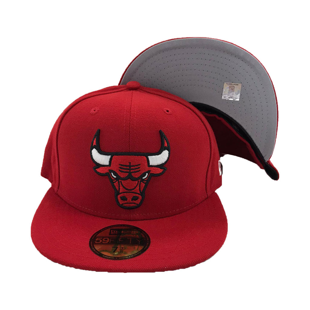 Red Chicago Bulls New Era 59Fifty Fitted Hat