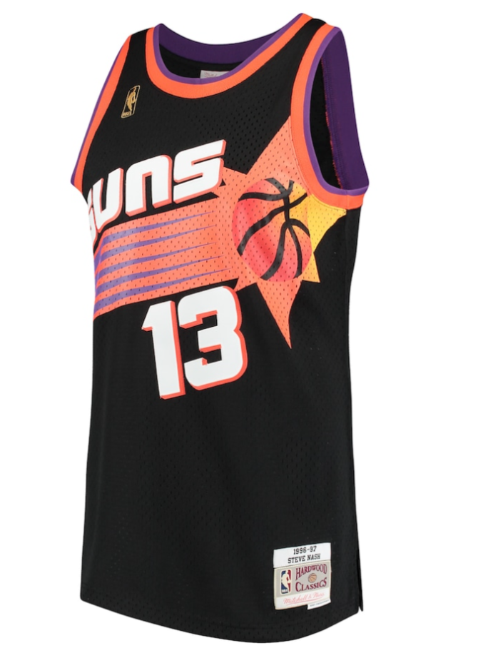 STEVE NASH PHOENIX SUNS MITCHELL & NESS 1996 SWINGMAN JERSEY
