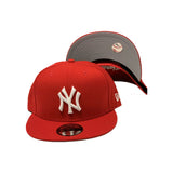 Scarlet New York Yankees New Era Snapback