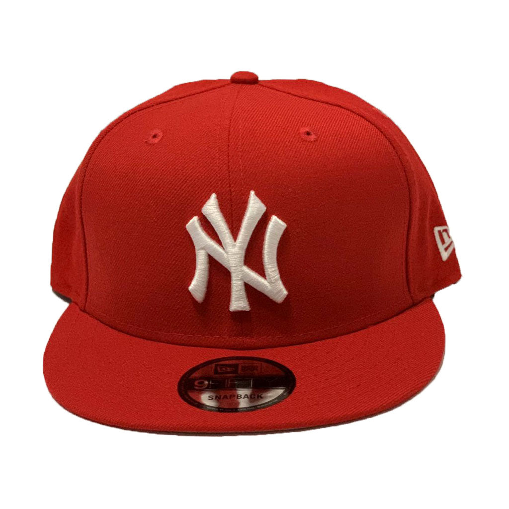 Scarlet New York Yankees New Era Snapback