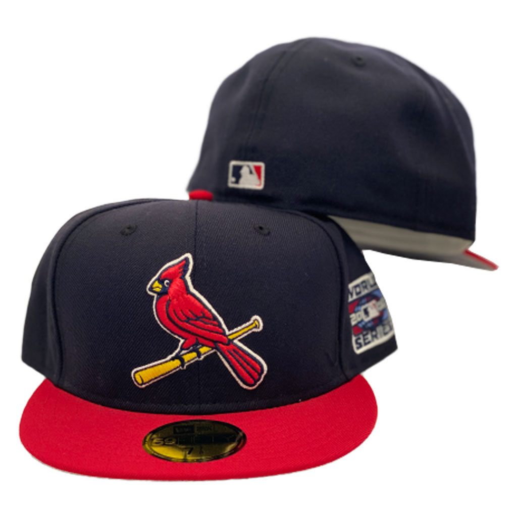 St. Louis Cardinals Navy Red 2006 World Series New Era 59Fifty Fitted