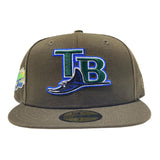 TAMPA BAY 1998 INAUGURAL SEASON BROWN BUTTER POPCORN BOTTOM NEW ERA FITTED HAT