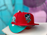Red Detroit Tigers 50th Anniversary Custom 59fifty New Era Fitted Hat