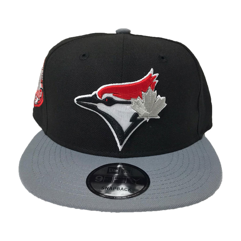 TORONTO BLUE JAYS BLACK/GRAY 9FIFTY NEW ERA SNAPBACK CAP