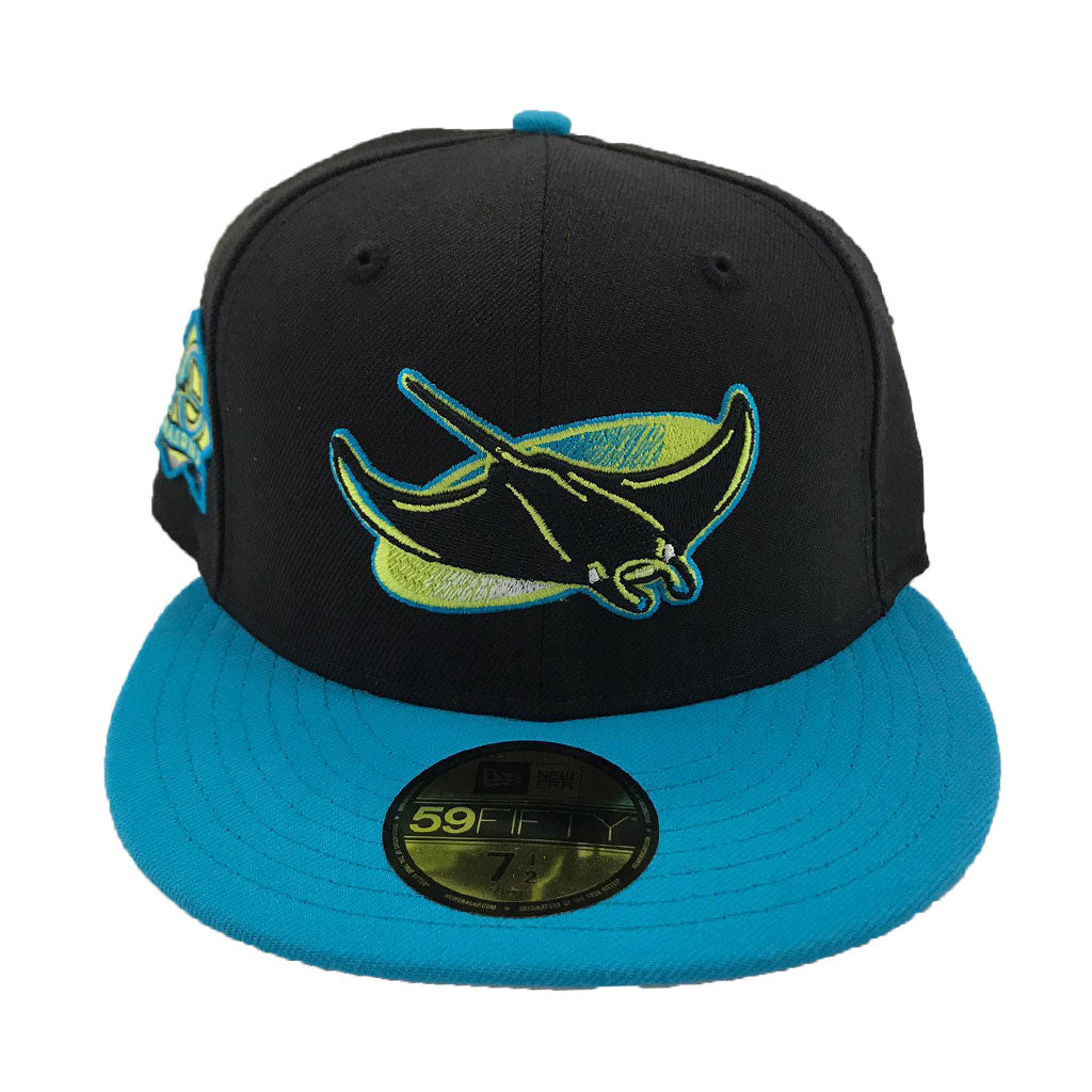 Tampa Bay 10 Seasons Black/Teal New Era Fitted hat