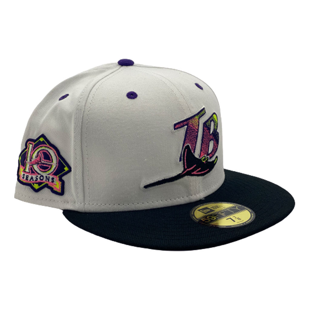 Tampa Bay Devil Rays  New Era Fitted to Match Jordan 5 Alternate Bel-Air