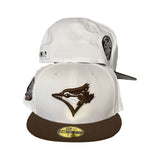 Toronto Blue Jays 30th Anniversary White Brown New era Fitted Hat