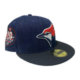Toronto Blue Jays 30th Season Denim 59Fifty New Era Fitted Hat