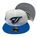 Toronto Blue Jays 30th Season White Blue Jewel New Era Fitted Hat