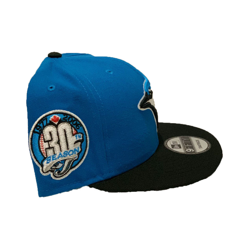 Toronto Blue jays Bright Blue Black 30th Season New Era Snapback