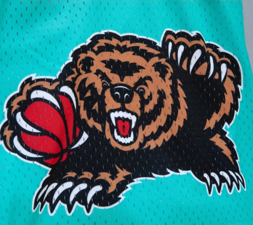 VANCOUVER GRIZZLIES FADEAWAY 1996 NBA MITCHELL & NESS SWINGMAN SHORTS