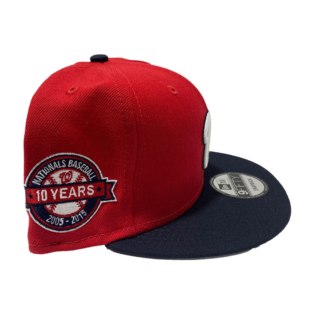 WASHINGTON NATIONALS 10TH YEAR 9FIFTY NEW ERA SNAPBACK HAT