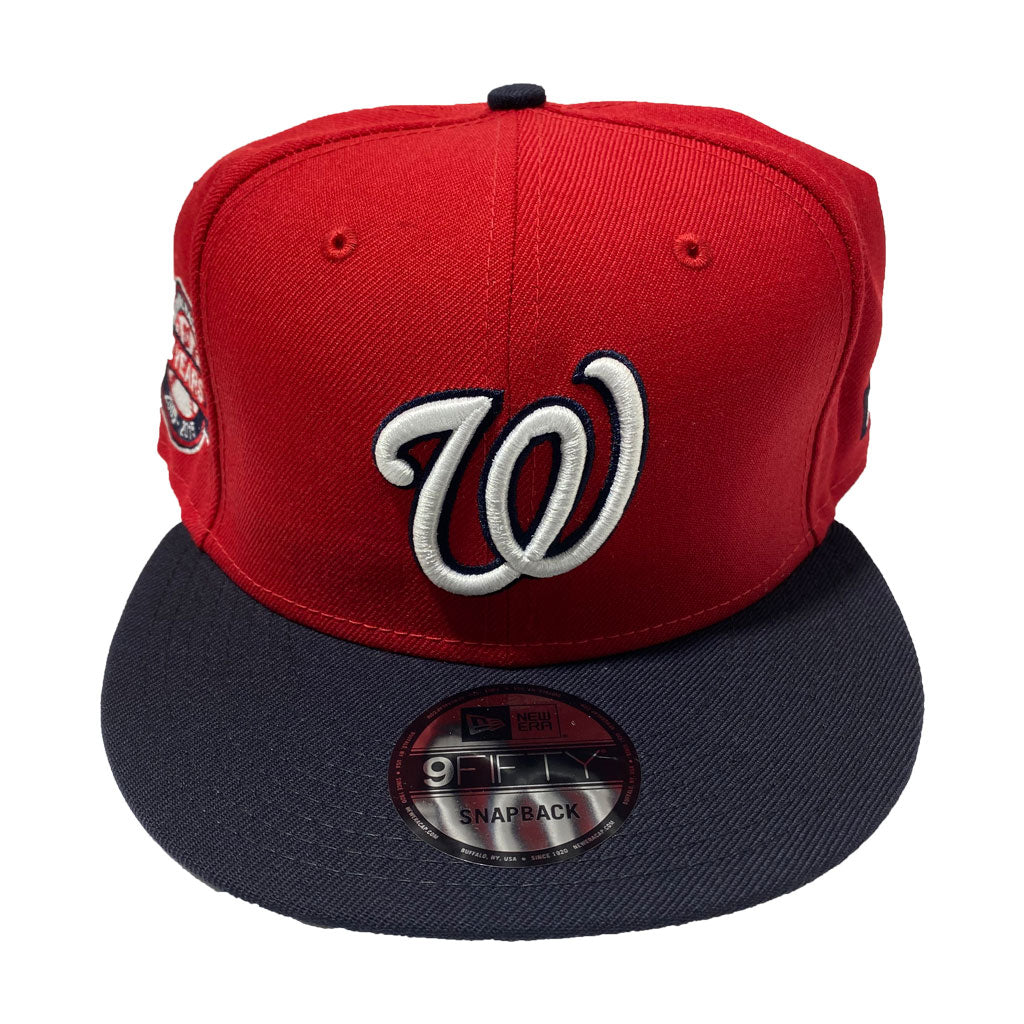Washington Nationals New Era Spring Color Basic 9FIFTY Snapback Hat - Cream