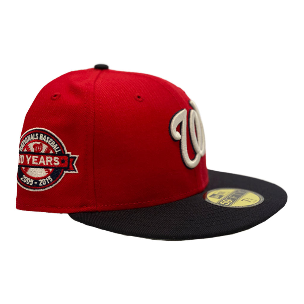 Washington Nationals 10th Seasons New Era 59Fifty Fitted Hats