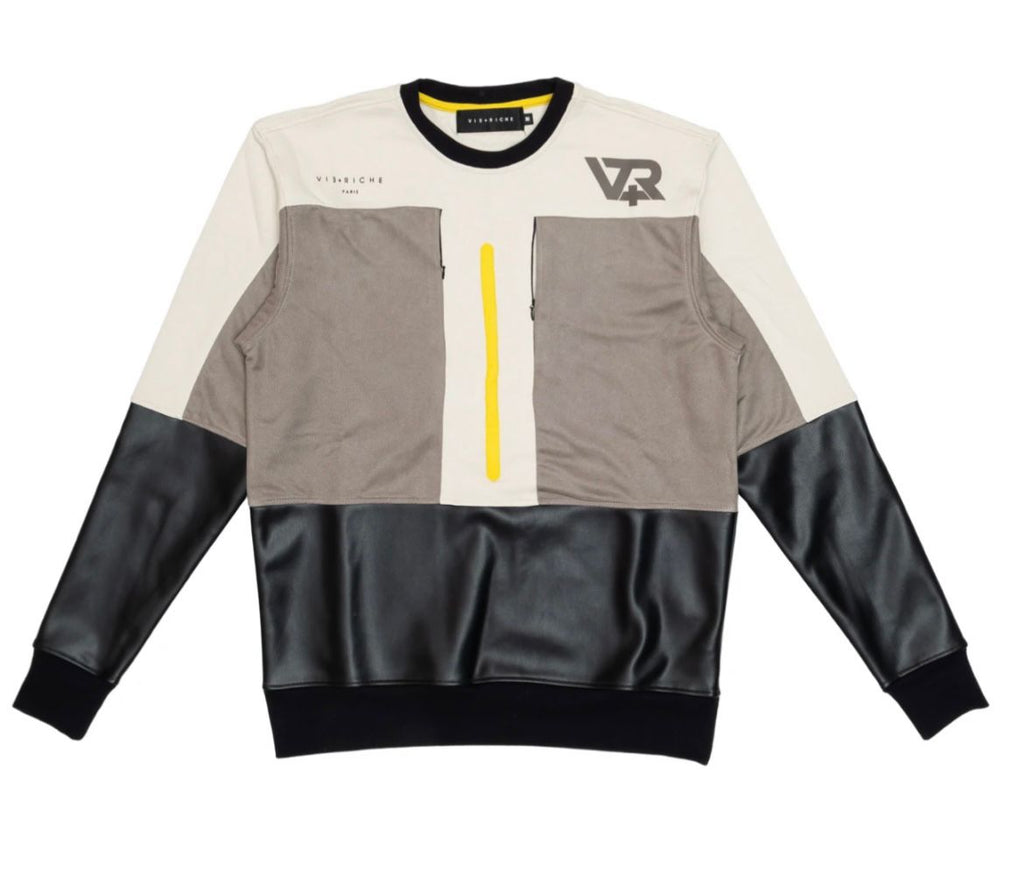 VIE RICHE EARTH TONE CREW NECK