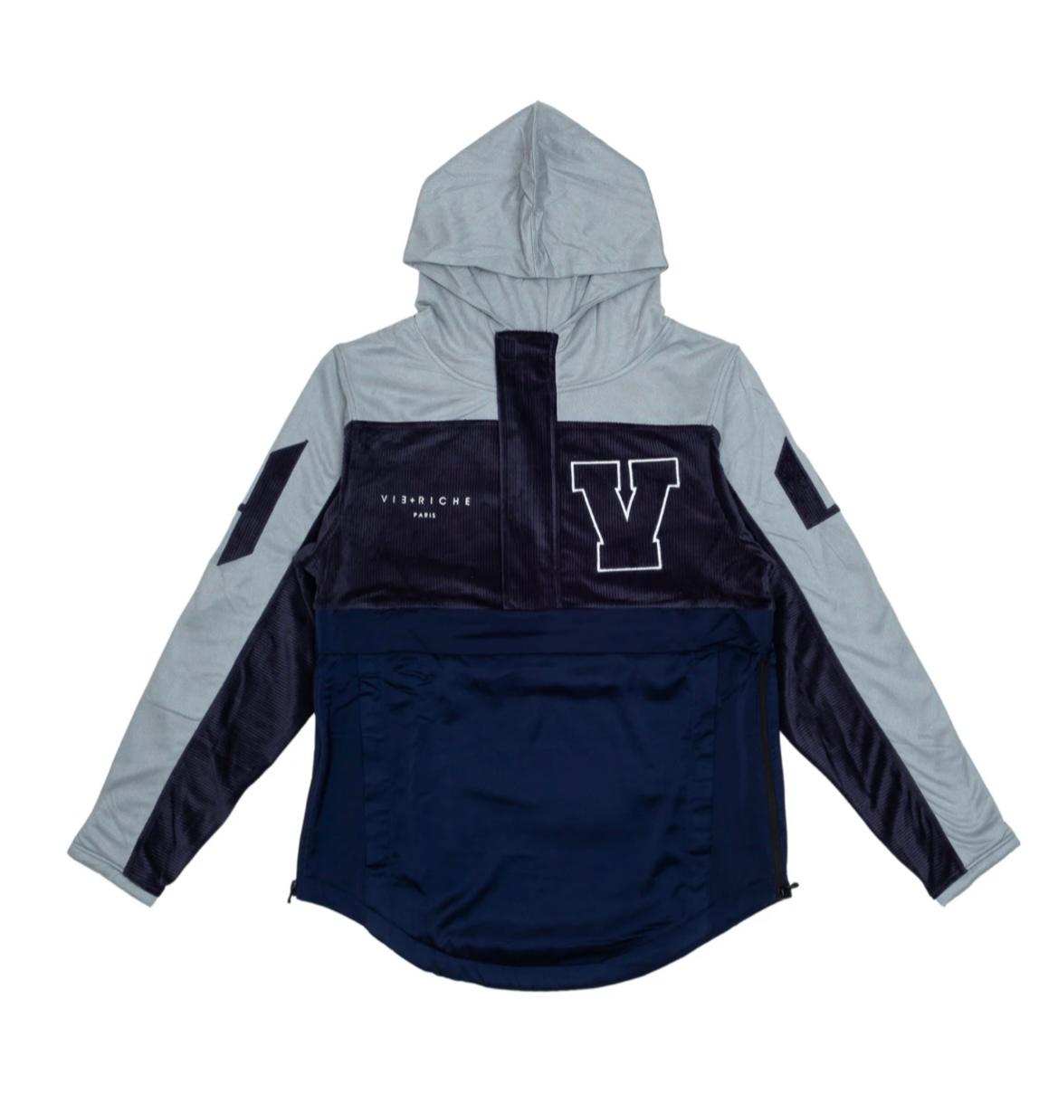 VIE RICHE NAVY VARSITY PULLOVER