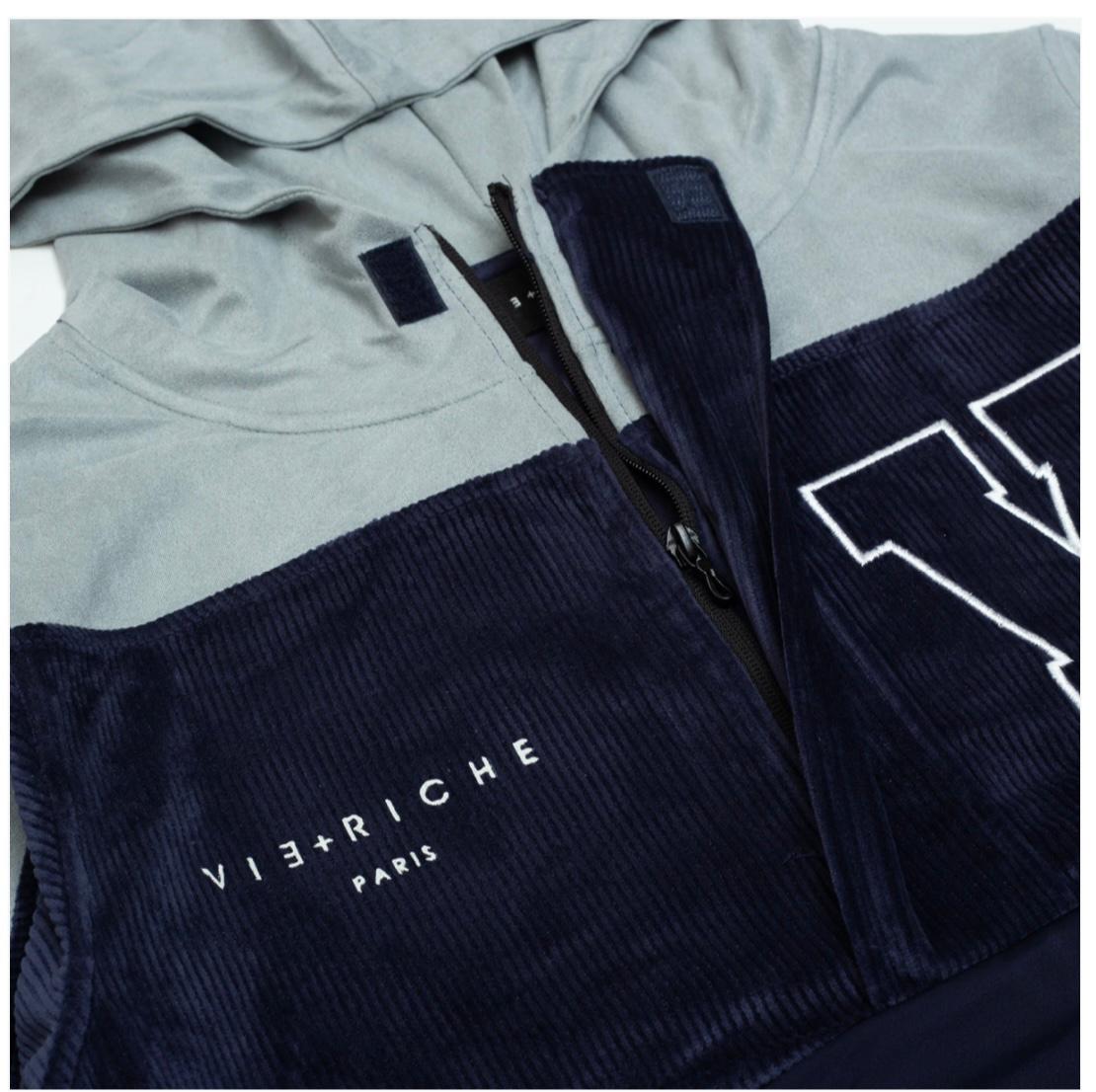 VIE RICHE NAVY VARSITY PULLOVER