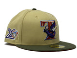 TORONTO BLUE JAYS 20TH ANNIVERSARY RUST ORANGE BRIM NEW ERA FITTED HAT