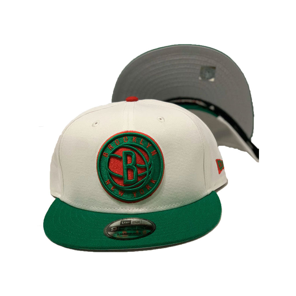 White Brooklyn Nets New Era Snapback Hat