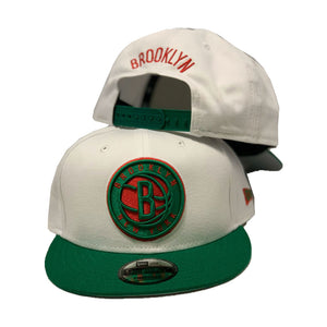 White Brooklyn Nets New Era Snapback Hat