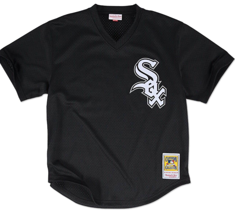 BO JACKSON CHICAGO WHITE SOX MITCHELL & NESS BATTING PRACTICE JERSEY