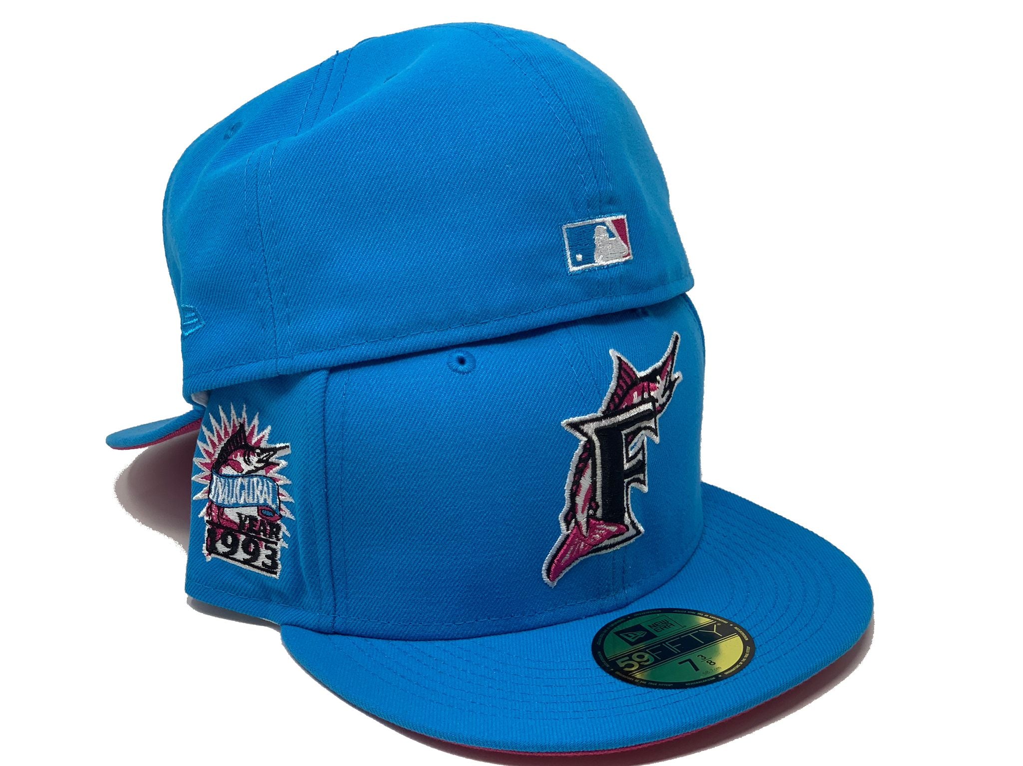 New Era Miami Marlins Fitted Hat MLB 1997 World Series Champ 25 Annyversary  Cap