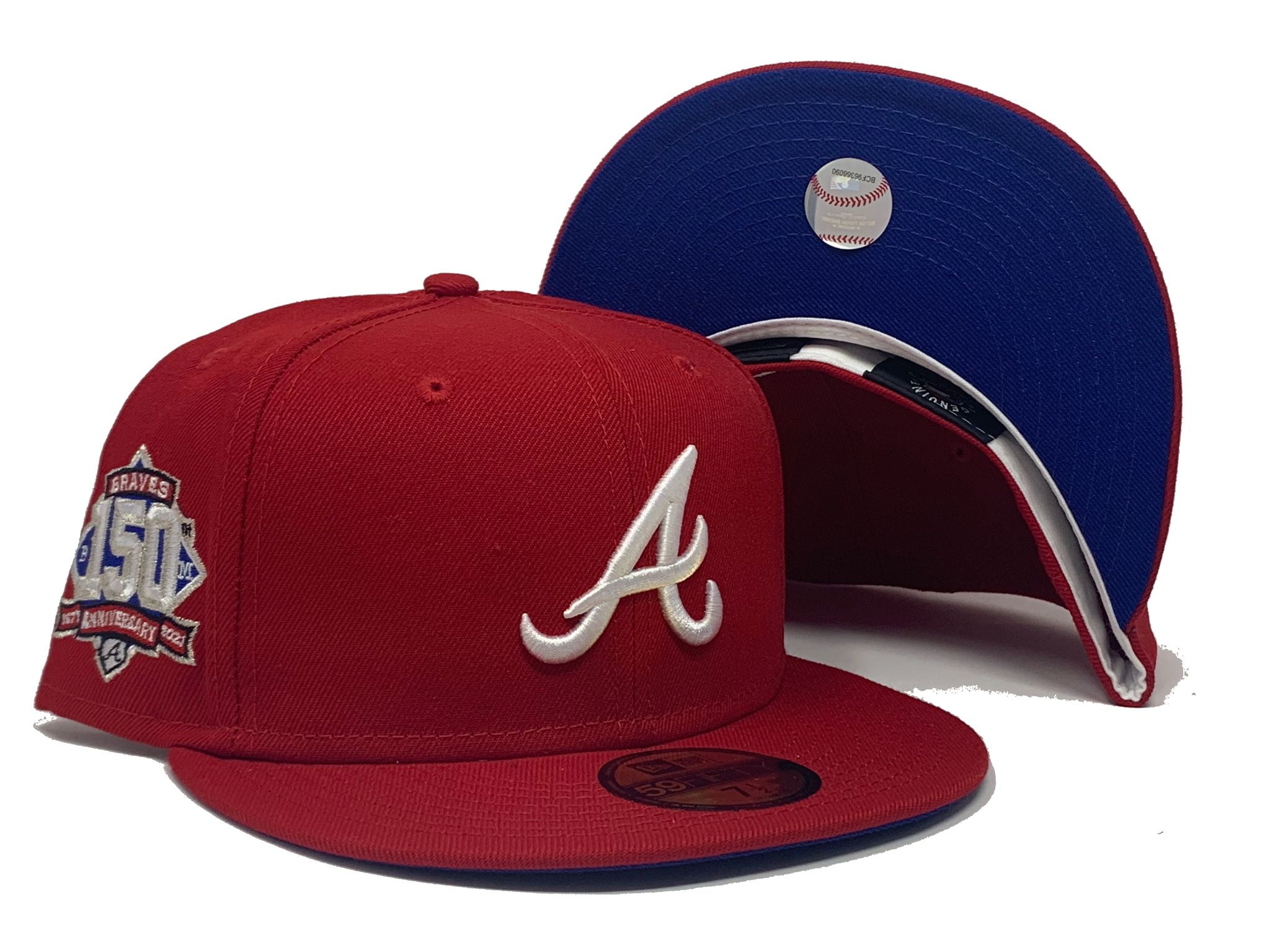 New Era 59Fifty Atlanta Braves 150th Anniversary Patch Alternate Hat 