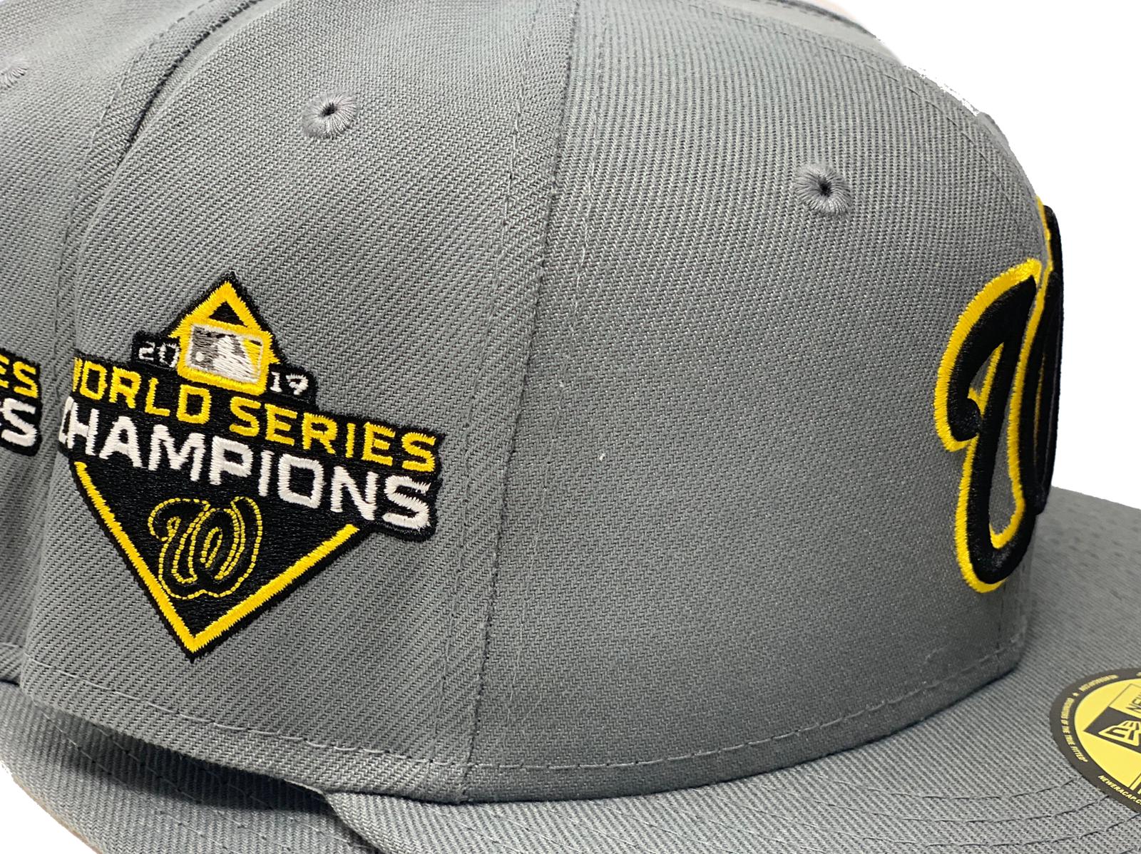 WASHINGTON NATIONALS 2019 WORLD SERIES STORM GRAY YELLOW BRIM NEW ERA –  Sports World 165