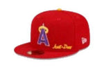 CALIFORNIA ANGELS 1989 ALL STAR GAME "JUST DON"  YELLOW BRIM NEW ERA FITTED HAT