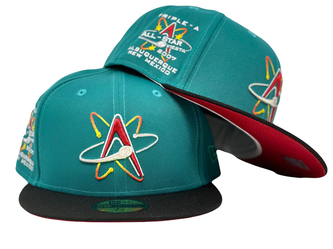 Albuquerque Isotopes 2007 All Star Game Minor League Red Brim New Era Fitted Hat