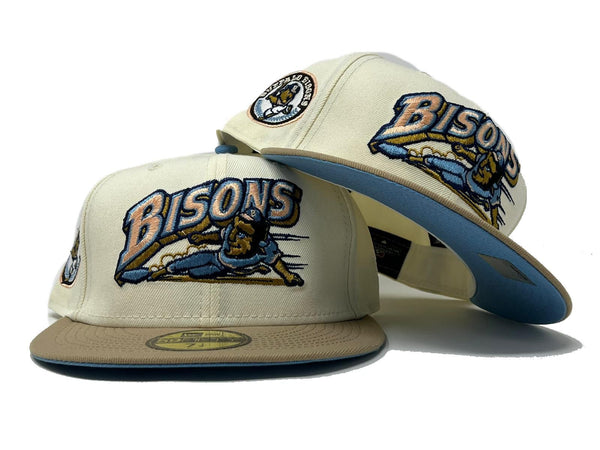 BUFFALO BISONS BY RAY OFF WHITE / BLUSH NEW ERA FITTED CAP