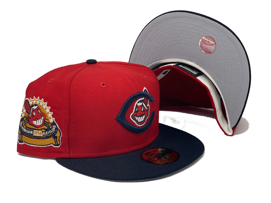 Red Cleveland Indians 1954 All Star Game 59fifty New Era Fitted Hat