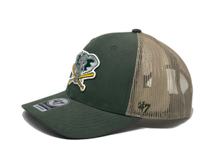 47 Brand Oakland Athletics MLB MVP Branson Green Trucker Hat