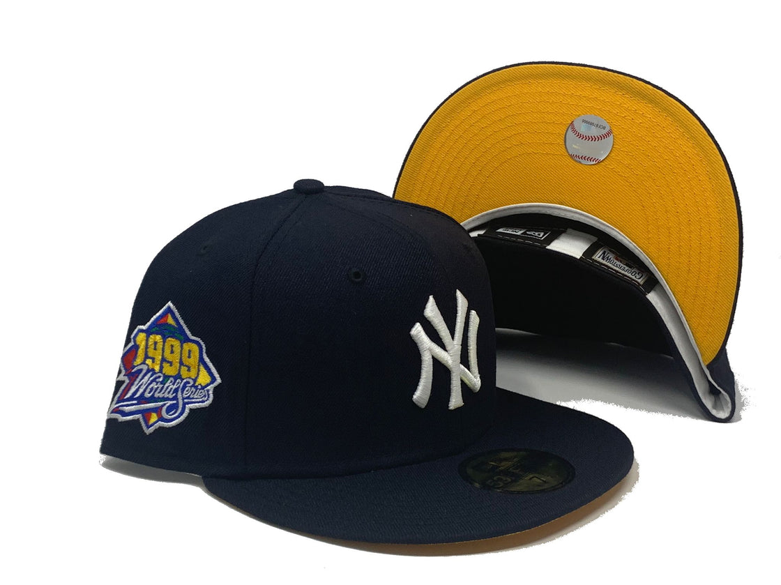 Navy Blue New York Yankees 1999 World Series New Era Fitted Hat