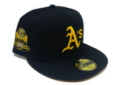Black Oakland Athletics 40th Anniversary 59fifty New Era Fitted 
